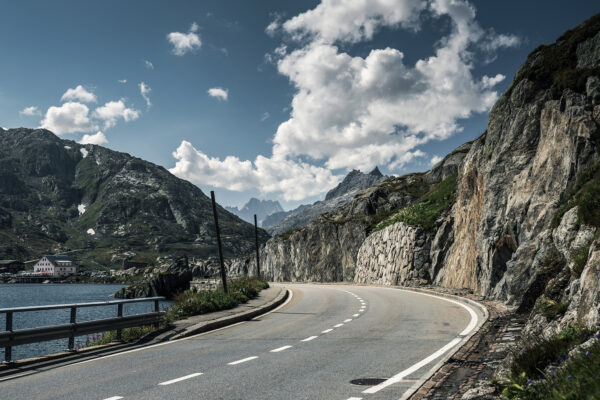 Pass Road Swiss Alps